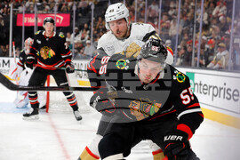 Blackhawks Golden Knights Hockey