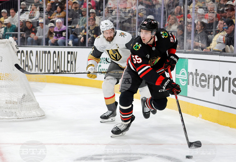 Blackhawks Golden Knights Hockey