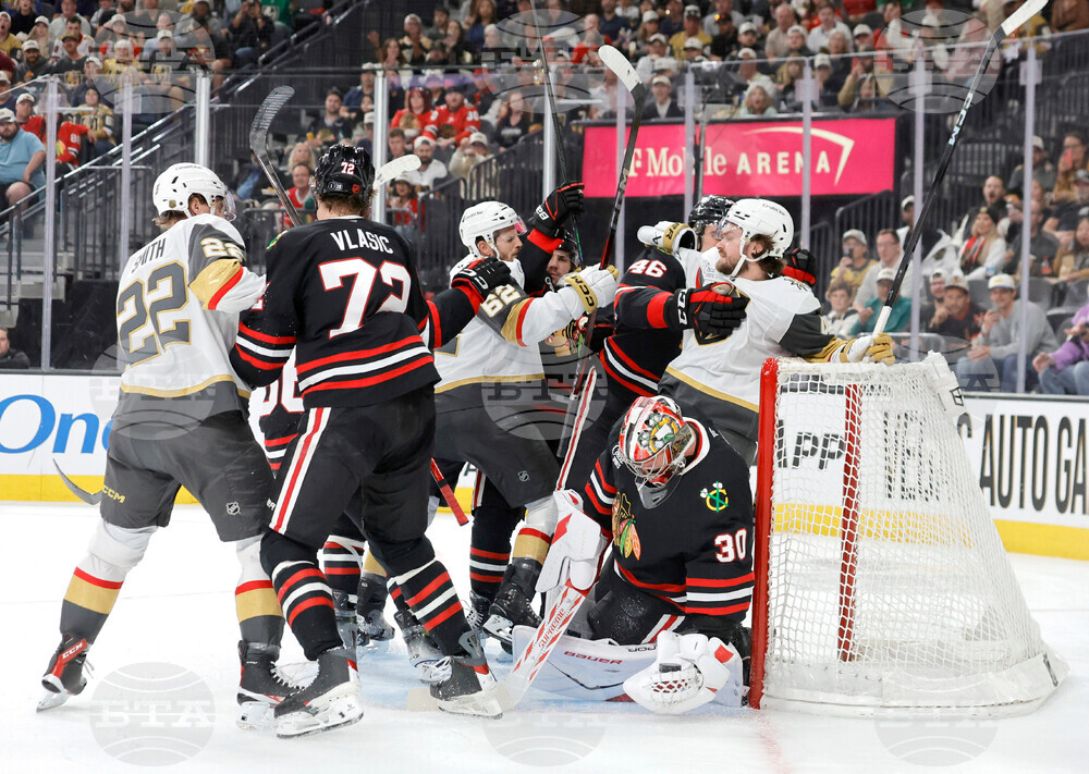 Blackhawks Golden Knights Hockey