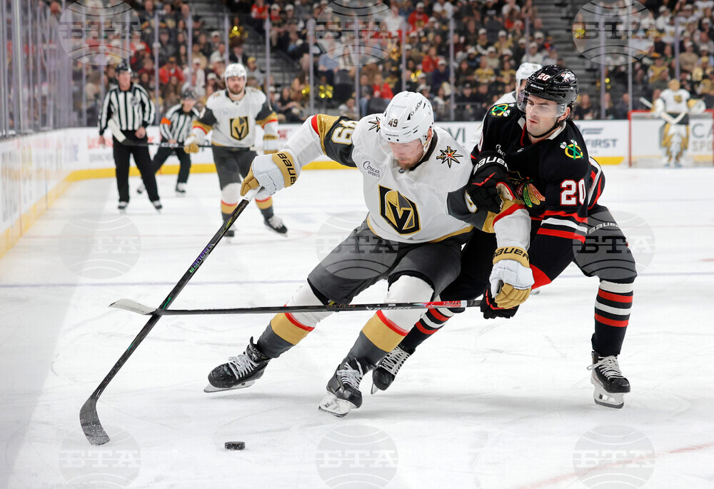 Blackhawks Golden Knights Hockey