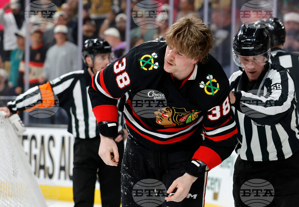 Blackhawks Golden Knights Hockey