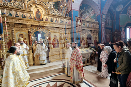 Патриарх Даниил - литургия