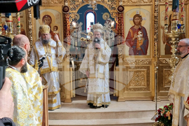 Патриарх Даниил - литургия