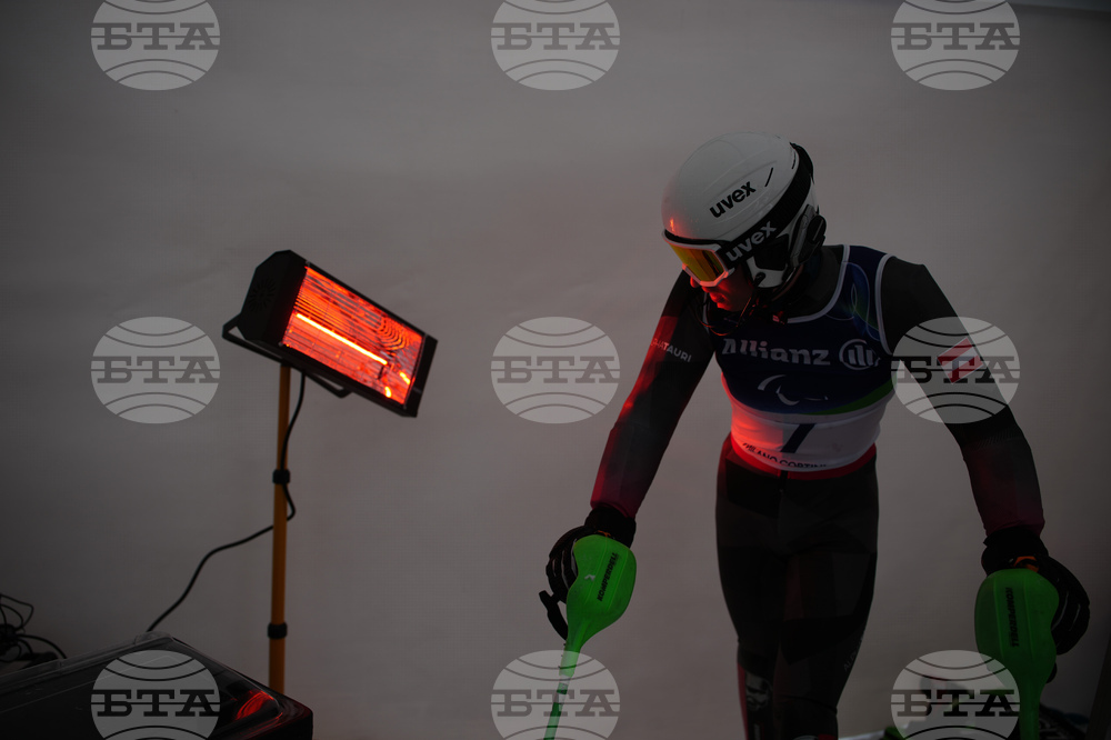 APTOPIX Milan Cortina Paralympics Alpine Skiing