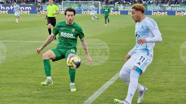 Гол на Георги Костадинов през второто полувреме донесе победата на Левски в Стара Загора