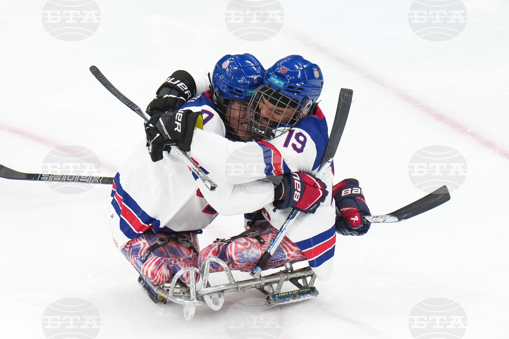 APTOPIX Milan Cortina Paralympics Ice Hockey