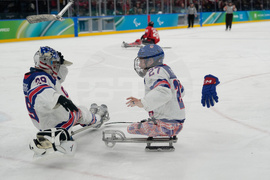 APTOPIX Milan Cortina Paralympics Ice Hockey