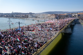 APTOPIX Hungary National Holiday