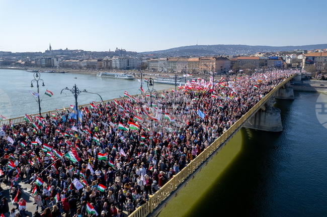 APTOPIX Hungary National Holiday