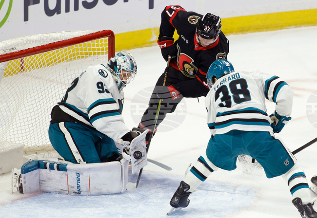 Sharks Senators Hockey