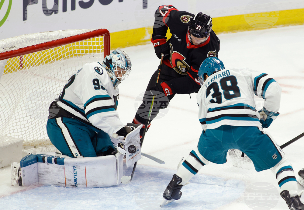 Sharks Senators Hockey
