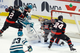 Sharks Senators Hockey