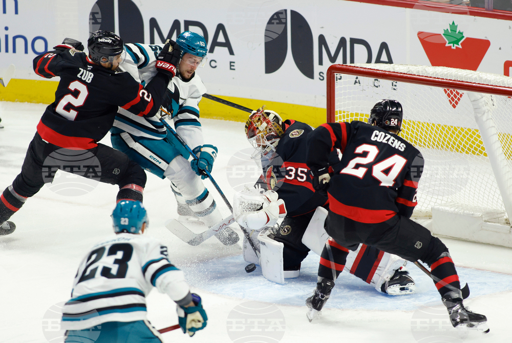 Sharks Senators Hockey