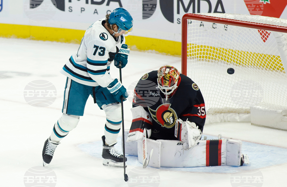 Sharks Senators Hockey