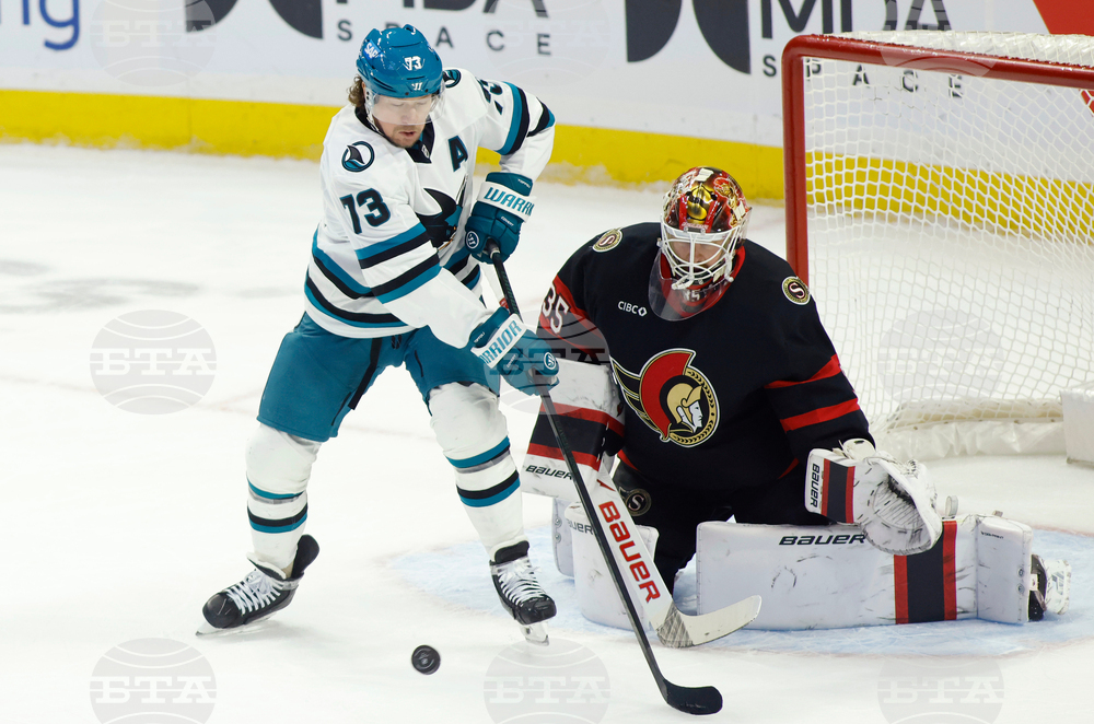 Sharks Senators Hockey