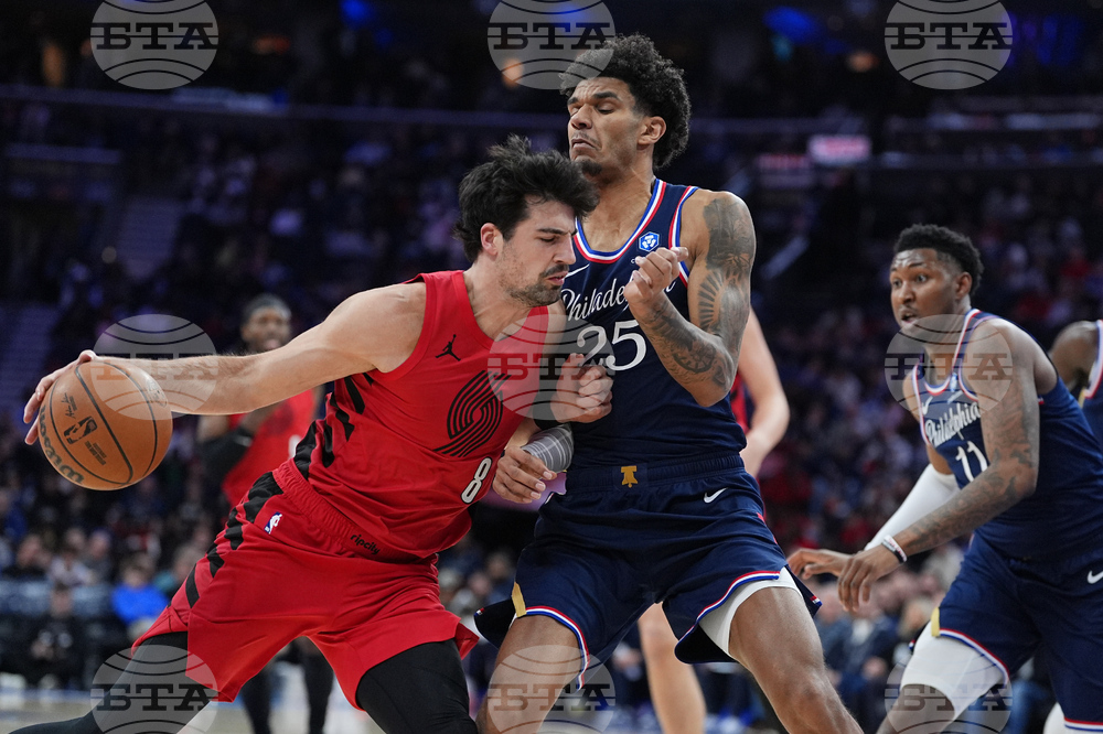 Trail Blazers 76ers Basketball