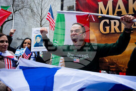 APTOPIX New York Iran War Demonstration