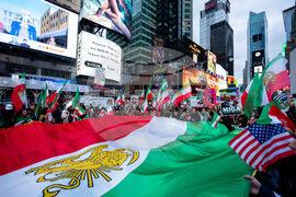 APTOPIX New York Iran War Demonstration