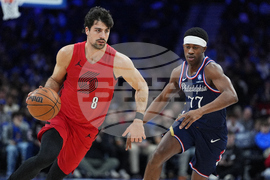 Trail Blazers 76ers Basketball