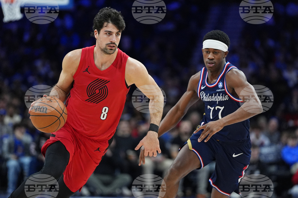 Trail Blazers 76ers Basketball