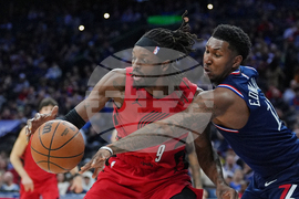Trail Blazers 76ers Basketball