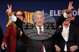 APTOPIX Spain Barcelona New President Soccer