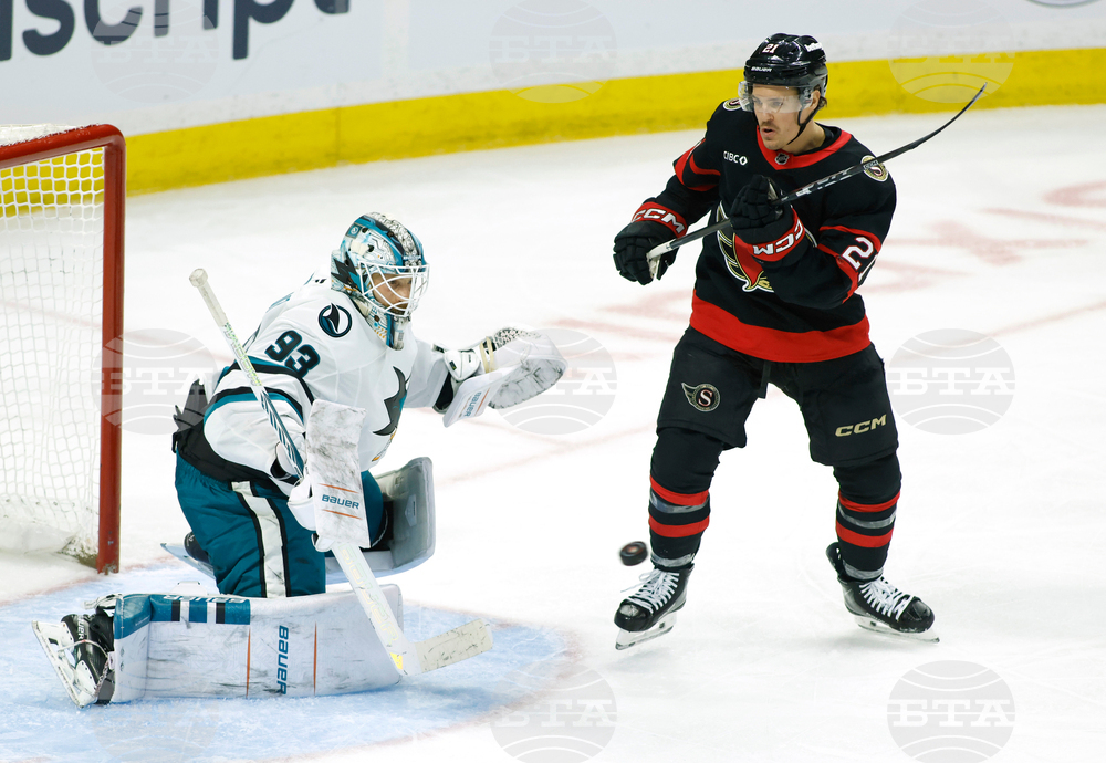 Sharks Senators Hockey