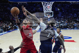 Trail Blazers 76ers Basketball