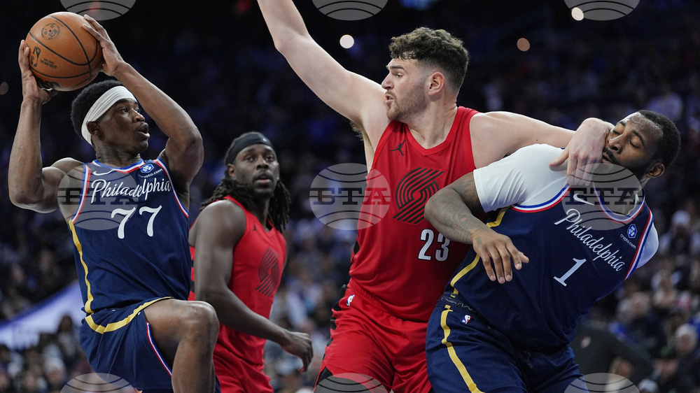 Trail Blazers 76ers Basketball