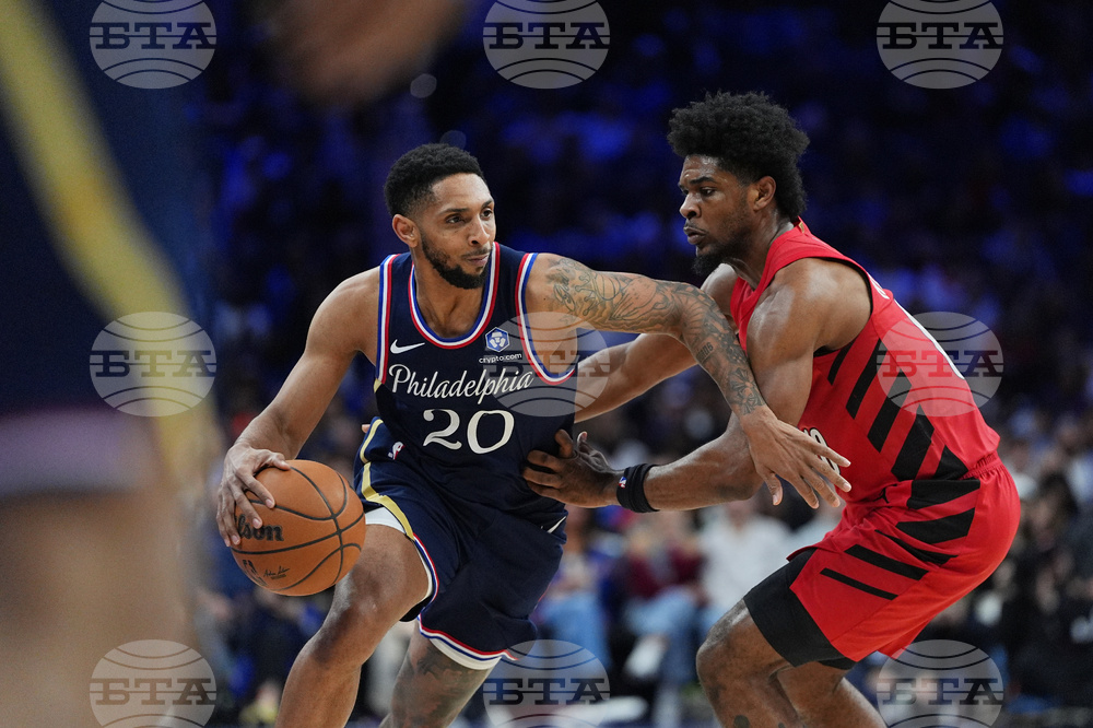 Trail Blazers 76ers Basketball