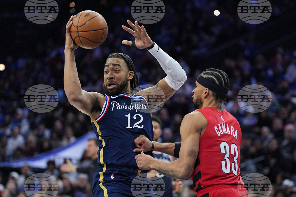 Trail Blazers 76ers Basketball