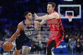 Trail Blazers 76ers Basketball