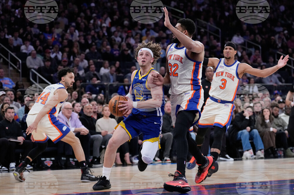 Warriors Knicks Basketball