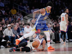 Warriors Knicks Basketball