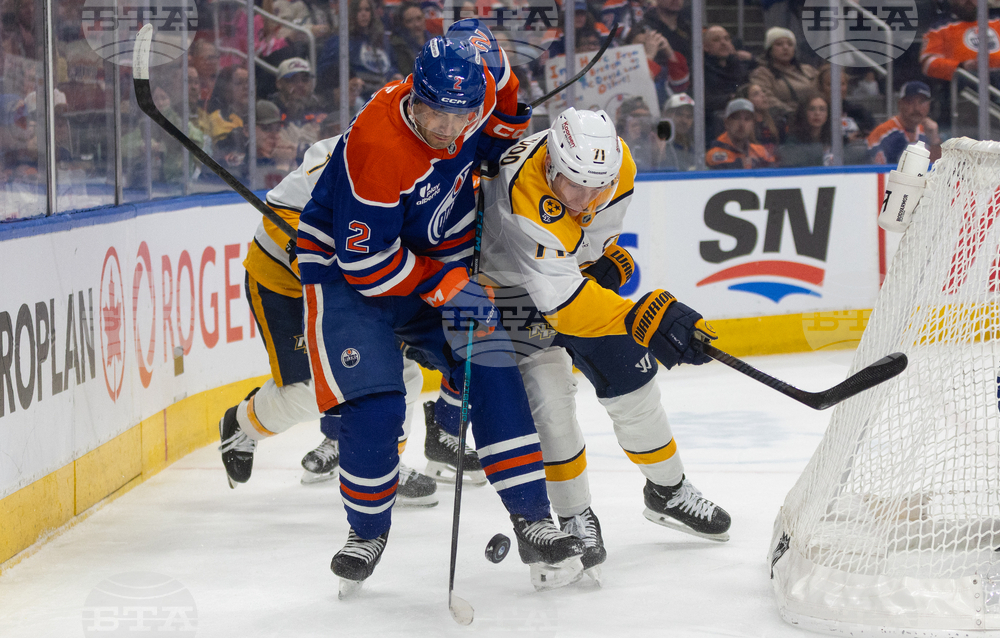 Predators Oilers Hockey