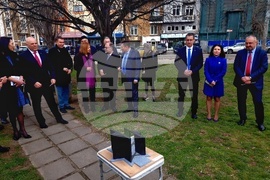 Паметник на юристите-спасители на българските евреи - първа копка