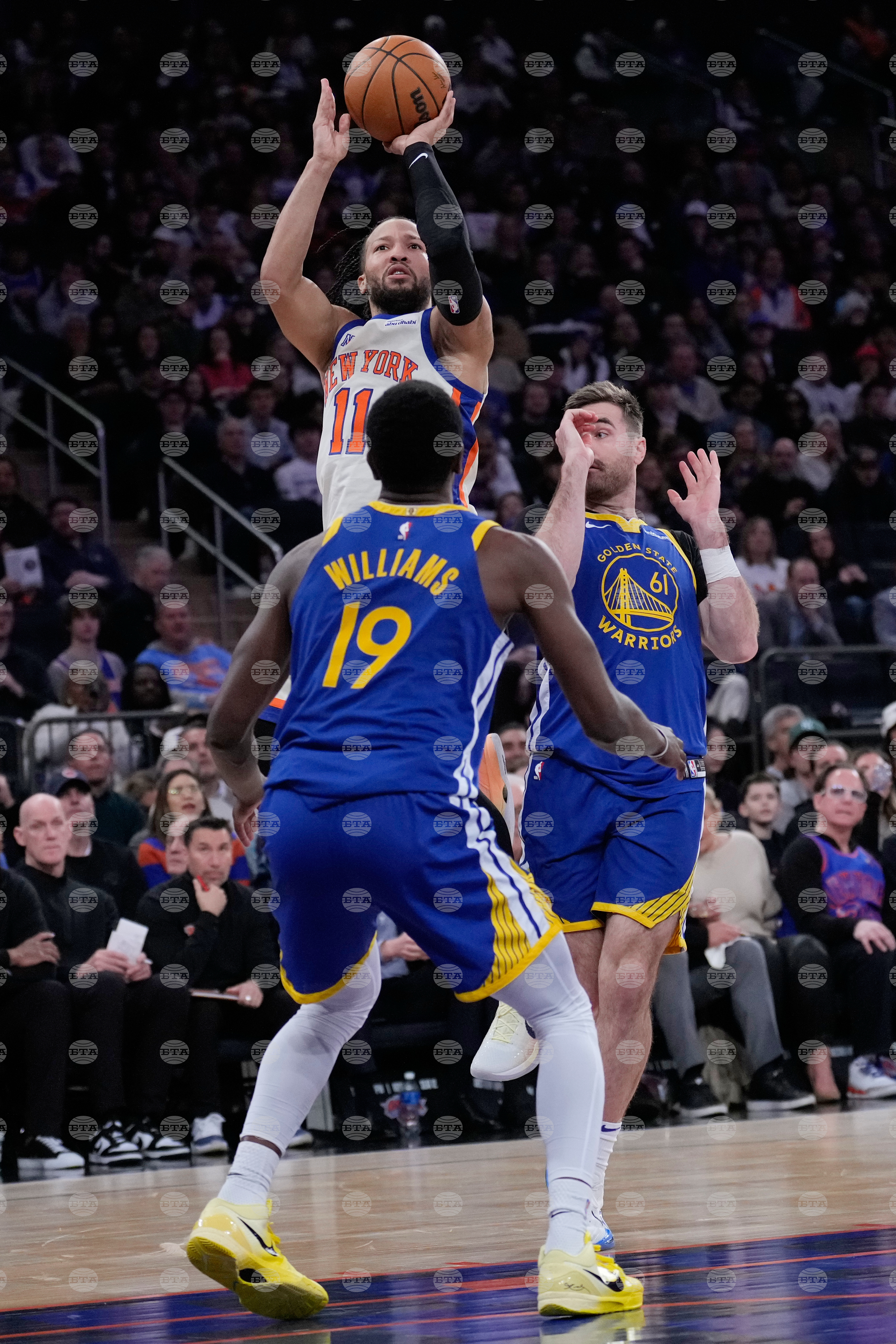 Warriors Knicks Basketball