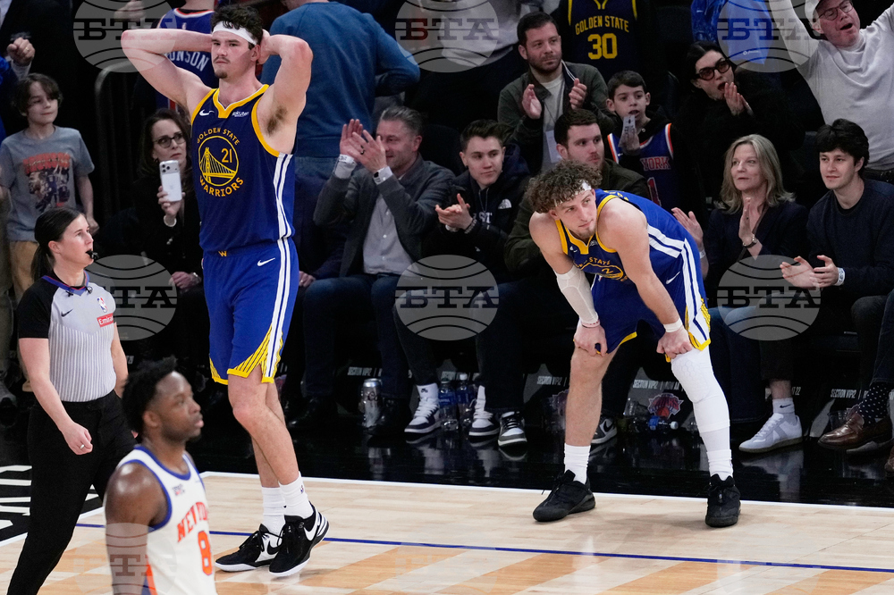 Warriors Knicks Basketball