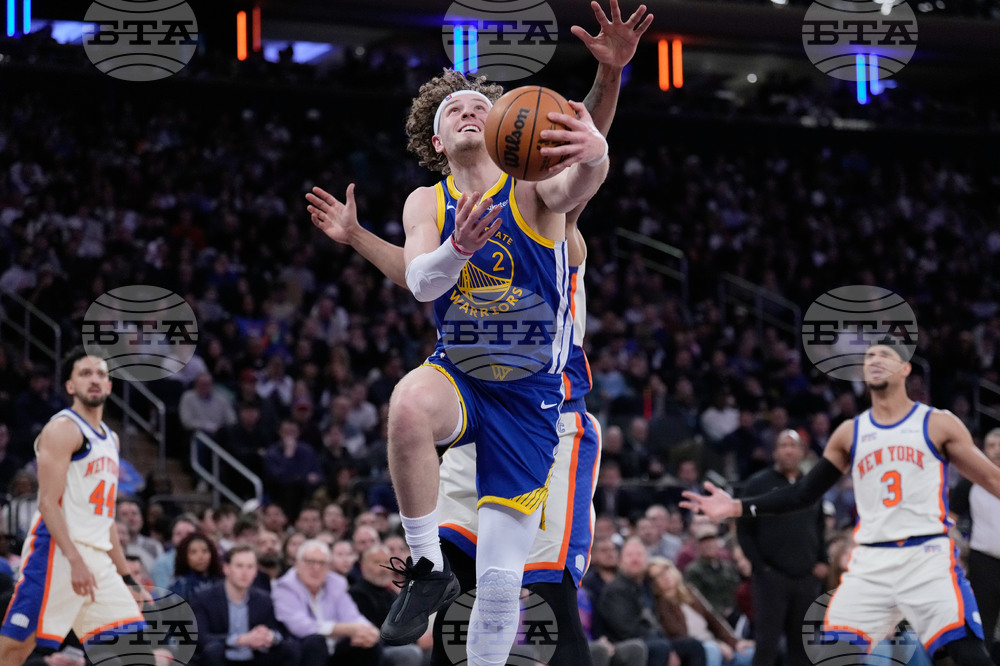Warriors Knicks Basketball