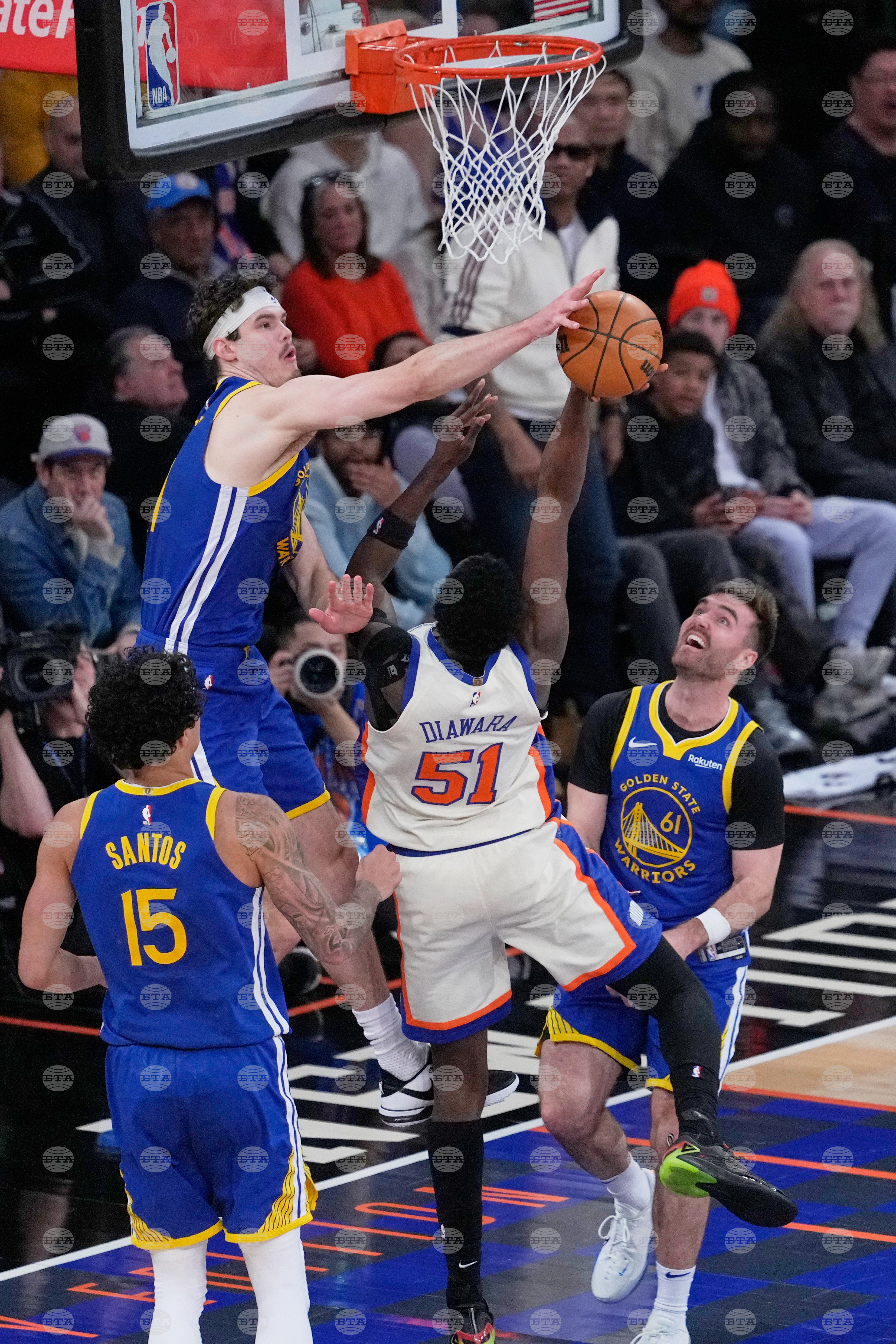 Warriors Knicks Basketball