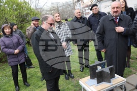 Паметник на юристите-спасители на българските евреи - първа копка