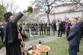 Паметник на юристите-спасители на българските евреи - първа копка