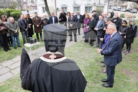 Паметник на юристите-спасители на българските евреи - първа копка