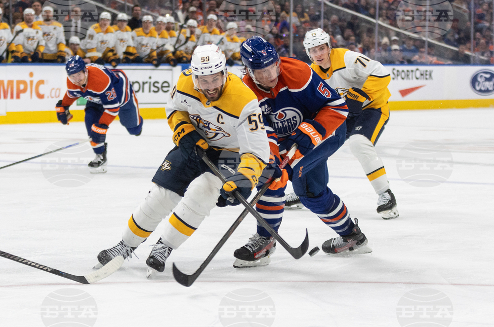 Predators Oilers Hockey