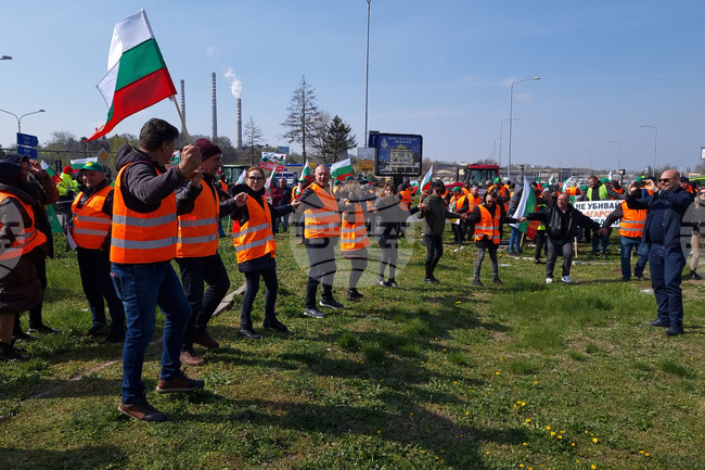 Русе - зърнопроизводители- протест