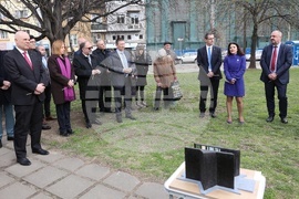 Паметник на юристите-спасители на българските евреи - първа копка