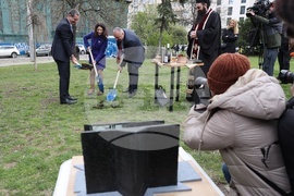 Паметник на юристите-спасители на българските евреи - първа копка