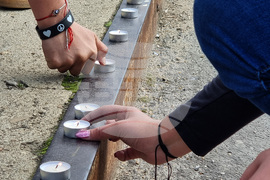 Велико Търново - ученици - Холокоста - гълъби на мира