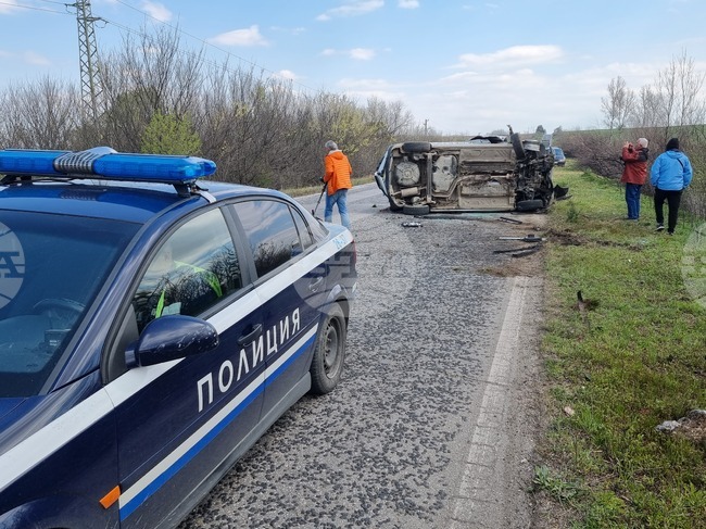 Хасково - лекотоварен автомобил - катастрофа