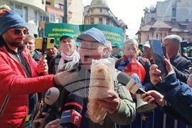 Румъния - Букурещ - фермери - протест